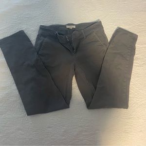Ann Taylor Loft grey khakis size 0